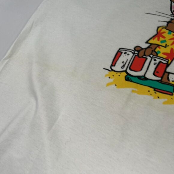 Vintage Single Stitch Hallmark Shoebox Greetings Party Cat T-shirt - XL - Picture 5 of 8